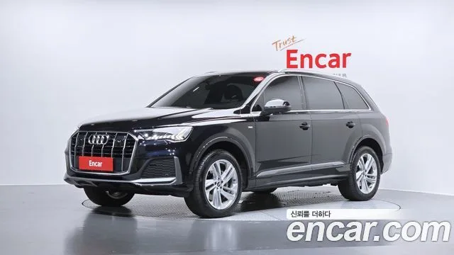Audi Q7, 2021 — фото автомобиля из Кореи
