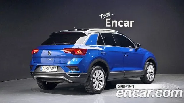 Volkswagen T-Roc, 2021 — фото автомобиля из Кореи