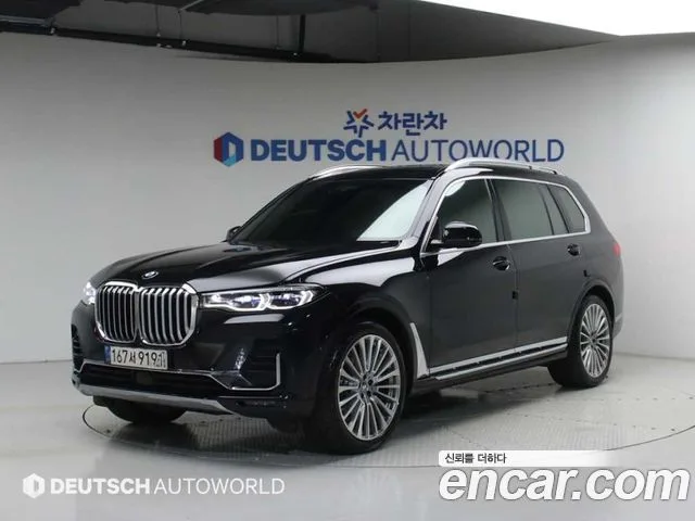 BMW X7, 2021 — фото автомобиля из Кореи