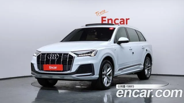 Audi Q7, 2023 — фото автомобиля из Кореи