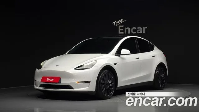 Tesla Model Y, 2022 — фото автомобиля из Кореи